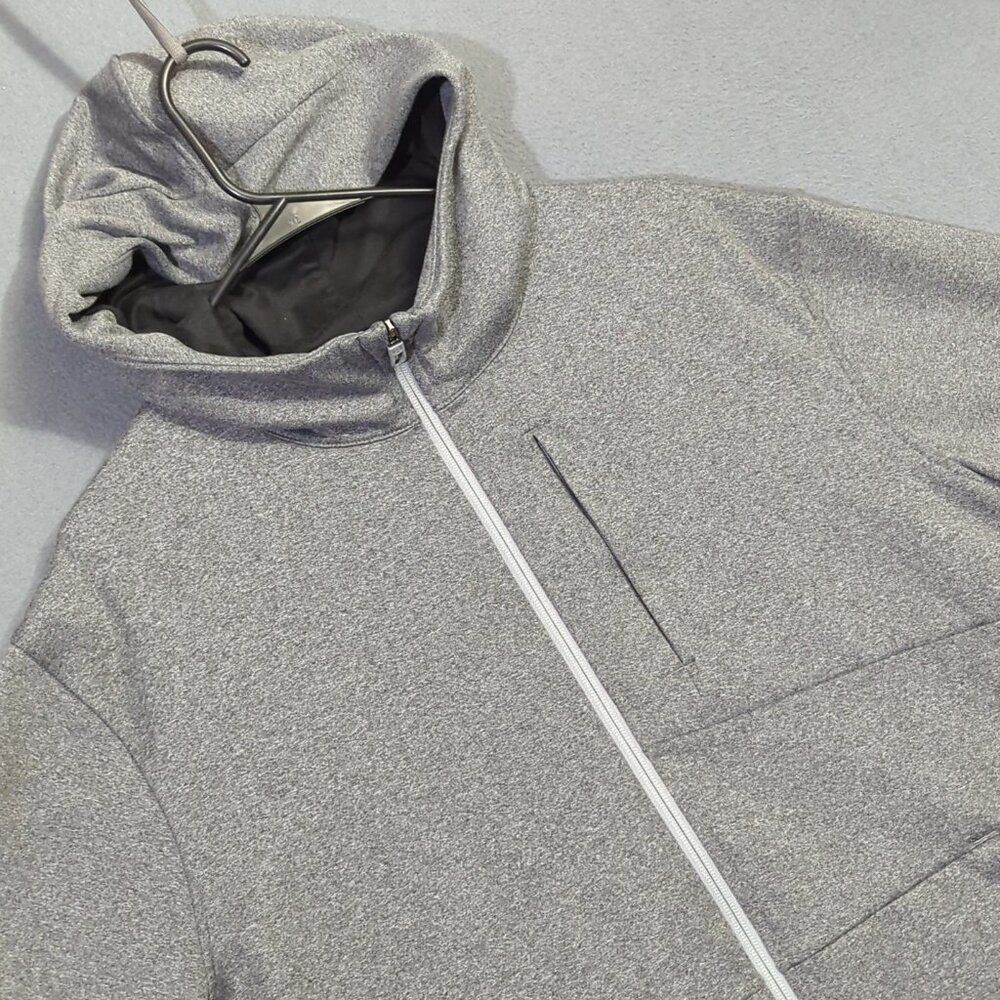 Lululemon Hoodie Men's XL Gray City Sweat Zip Hoodie Thermo Hooded Sweatshirt